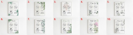 Zestaw instax i 'ta świeca', karta na wesele A4