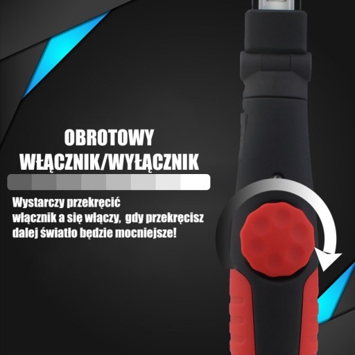 ФОНАРЬ МАСТЕРСКАЯ ЛАМПА COB СВЕТОДИОДНЫЙ МАГНИТНЫЙ КРЮК USB