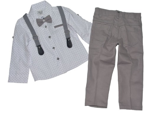 Terry Kids elegancki komplet 86 12-18 m 4 części