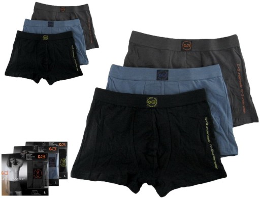 3 трусика BOXERS C+3 облегающего кроя 116-130 см + бамбуковые носки БЕСПЛАТНО TU- 5XL