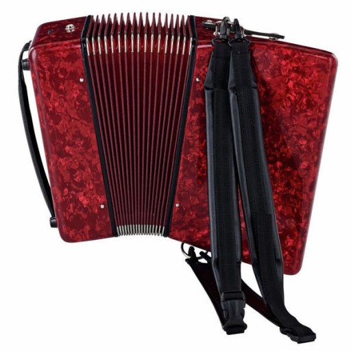 Startone Kids Accordion Red MKII Клавишный аккордеон детский + чехол