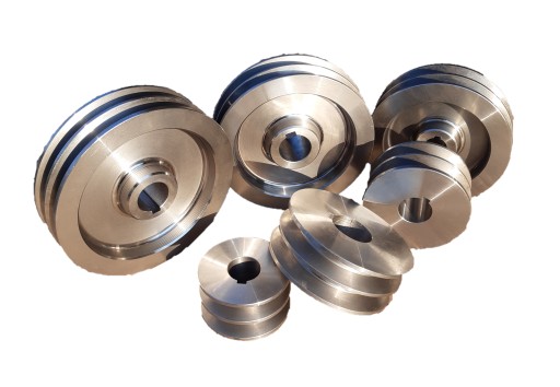 KOŁO PASOWE FI 100mm PASKI 2x17mmHB FI 22mm SZAJBA