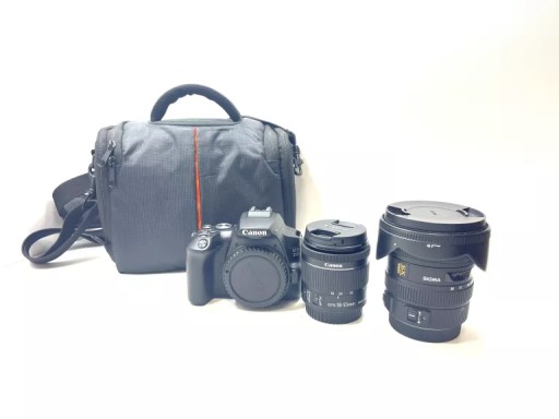 КАМЕРА CANON EOS 250D + ОБЪЕКТИВ 18-55 + ОБЪЕКТИВ SIGMA 10-20 1:3:5