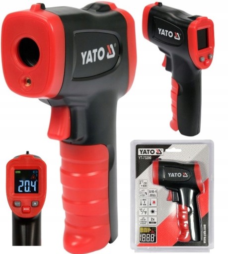ПИРОМЕТР YATO ТЕРМОМЕТР -50C 600C YT-73200