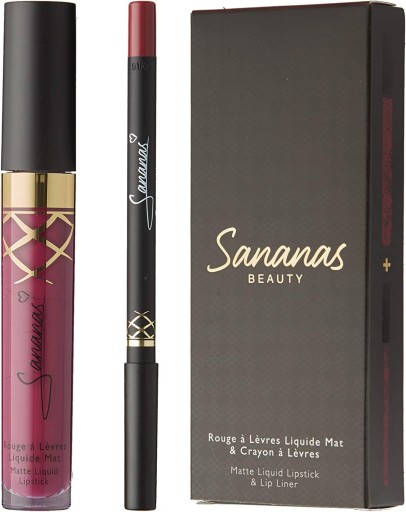 Губная помада Sananas Beauty Luxury Plum + карандаш для губ