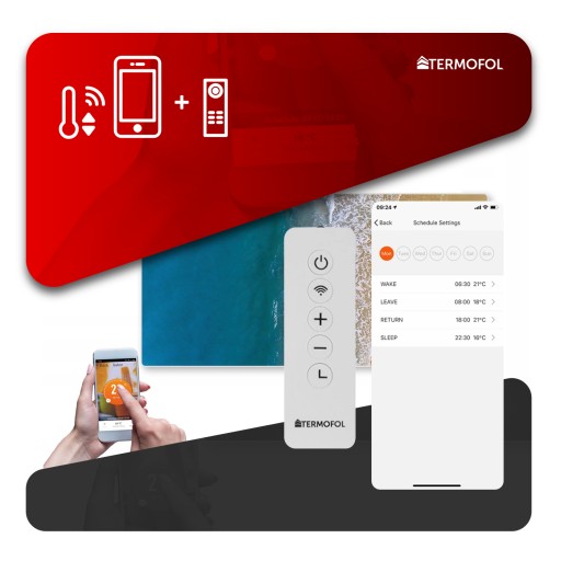 Инфракрасный ОБОГРЕВАТЕЛЬ image 700Вт 120х60см WiFi