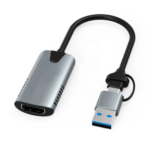 ВИДЕОГРАББЕР HDMI РЕГИСТРАТОР ИЗОБРАЖЕНИЙ USB 4K OBS КАРТА ПОТОКОВОГО ЗАХВАТА ПК