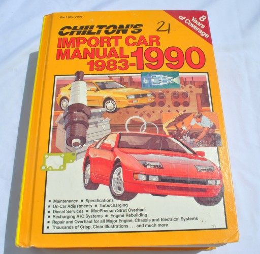ИМПОРТНЫЙ АВТОМОБИЛЬ CHILTON 1983 - 1990 г.в. ремонт