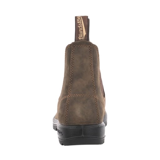 Buty Wsuwane Sztyblety Skórzane Blundstone 585 Rustic Brown Brązowe