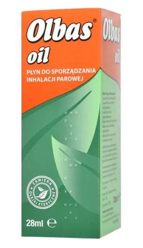 Olbas Oil płyn 28 ml LEK inhalacja parowa katar zatoki