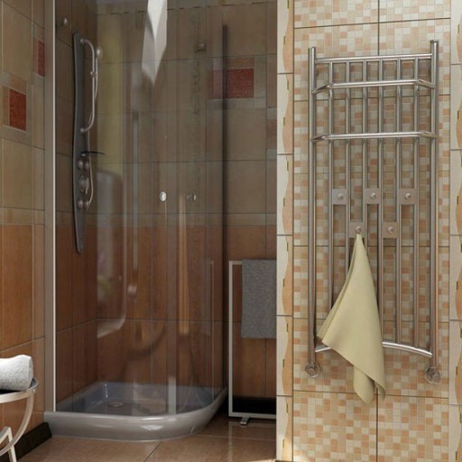 Радиатор Indeo 80 х 53 старая латунь, стиль ретро