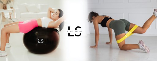 ЛАТЕКСНАЯ РЕАБИЛИТАЦИОННАЯ ЛЕНТА 1,5 ММ НИТЬ ЛЕНТА LINE SPORT ЧЕРНАЯ