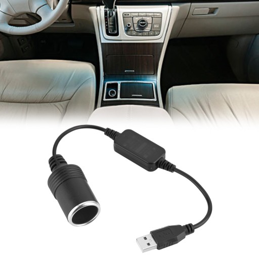 АДАПТЕР-ПРЕОБРАЗОВАТЕЛЬ USB ПРИЖИГАЛКА 12В