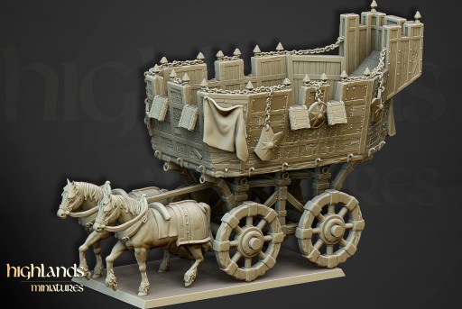 Wittemberg Wagon - Highlands Miniatures - 3D-печать