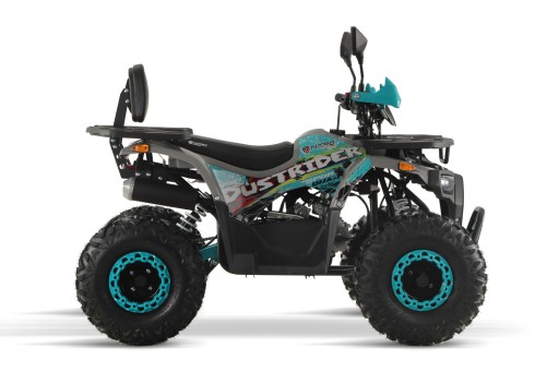 Полуавтоматический дизельный квадроцикл Dustrider 125 cc Wheels 8 зеленый