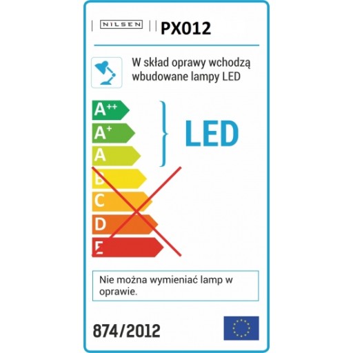 НАСТОЛЬНАЯ ЛАМПА NILSEN NELLY БЕЛАЯ КЛИП 11,5 Вт LED