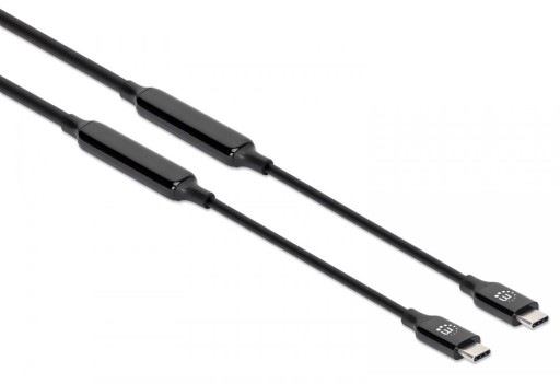 Manhattan 355964 USB-кабель 3 м USB 3.2 Gen 2 (3.1 Gen 2) USB C Черный