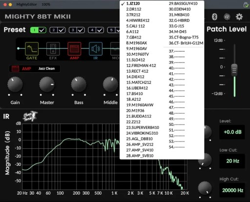 Гитарный усилитель NUX MIGHTY 8 BT mk II + кабель