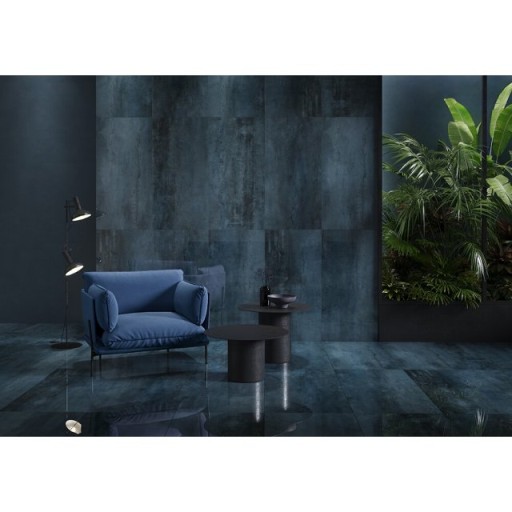 НАПОЛЬНАЯ ПЛИТКА GRES IRONIC синяя 60x60