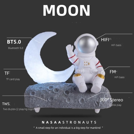 Moon Light Astronaut Bluetooth с насыщенными басами