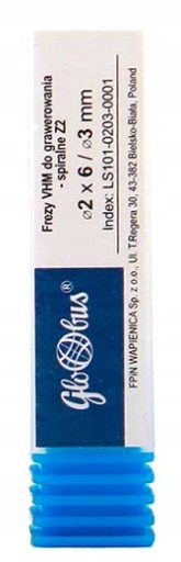 Спиральная фреза VHM Z=2 H1=8xH=38xd=3xD=2,5 /1