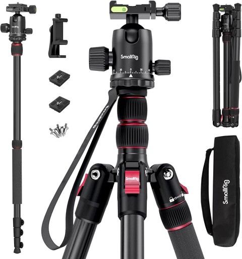 SMALLRIG 3474c 4-секционный фотографический штатив Монопод 78 дюймов с шаровой головкой