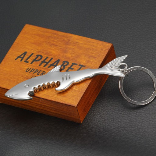 БРЕЛОК ДЛЯ ANANGER SHARK РЫБНАЯ ОТКРЫТКА ПОДАРОК ​​ДЛЯ ПАРНЯ