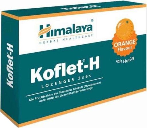 Himalaya Koflet-H 12 таблеток для рассасывания в горле