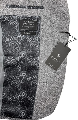 Серая элегантная куртка Meska Stylovy - 60