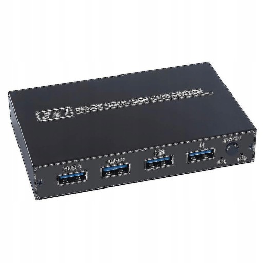 2-портовый разветвитель переключателя HDMI Usb KVM 4k для общего доступа