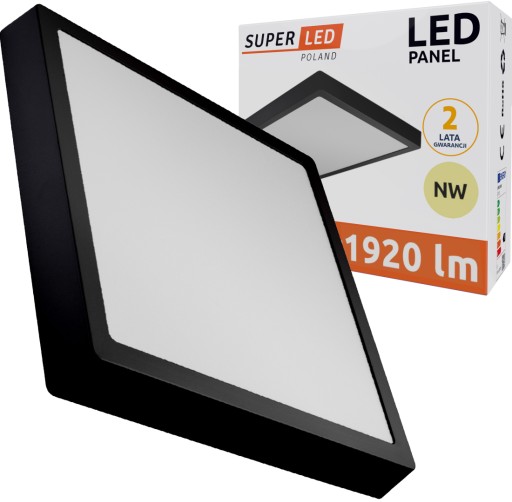Накладная светодиодная потолочная панель 24 Вт CCD SuperLED