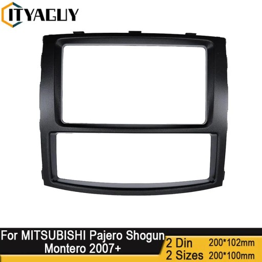 dla MITSUBISHI Pajero Montero 2007 + DVD Panel Stereo do montażu na desce r