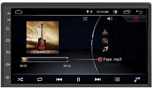 АВТОМОБИЛЬНЫЙ РАДИО 2 DIN ANDROID GPS BLUETOOTH 4 ГБ