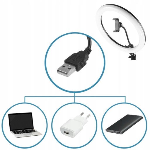 USB-светодиодная мини-Кольцевая лампа с дистанционным управлением
