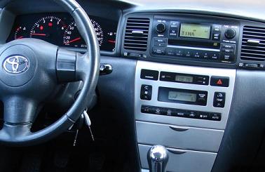 2DIN РАМА РАДИО КУБ TOYOTA COROLLA VERSO E12