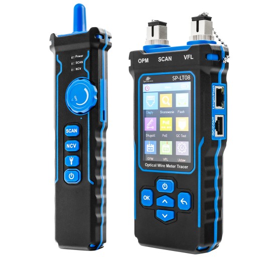 Spacetronik SP-LT08 Тестер оптоволокна LAN POE