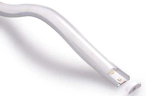 LED алюминий ПРОФИЛЬ гибкий гибкий пластик 2м