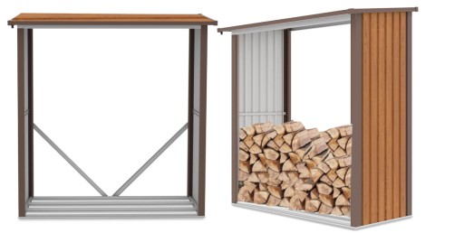 Ящик для хранения WOOD STORE Wood Tree SOLID SHOP Metal DENVER 182x89x190