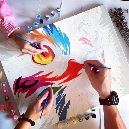 КАРТИНЫ ПО ЦИФРАМ В РАМКЕ Картины кошек по номерам ARTNAPI