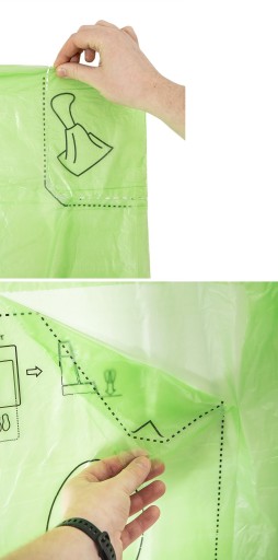 Защитные чехлы на сиденья Neo, эко-пленка 5в1, 200 шт. Т Н10-485