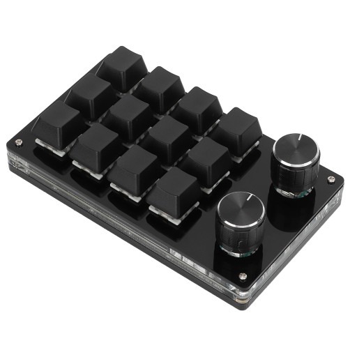MINI PROGRAMOWALNA KLAWIATURA 12 KLAWISZE CZARN