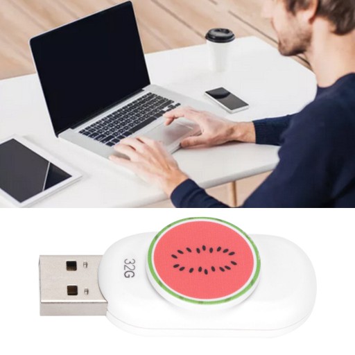 USB-накопитель инновационной формы арбуза, портативный, прочный, влагостойкий