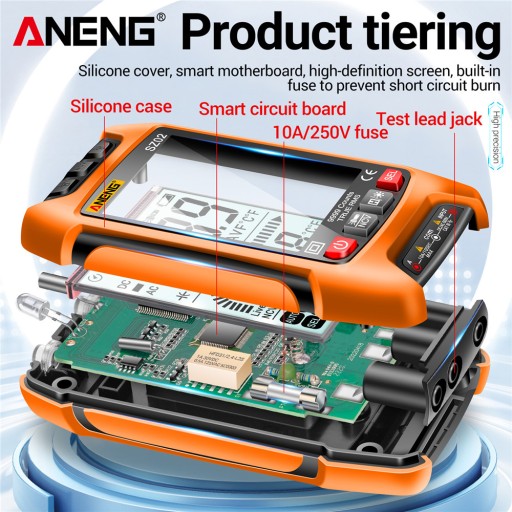 ЦИФРОВОЙ МУЛЬТИМЕТР ANENG SZ02 True RMS 9999 СЧИТЫВАЕТ