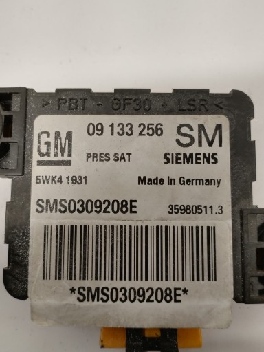 Модуль датчика удара Opel Astra II 2 09133256SM