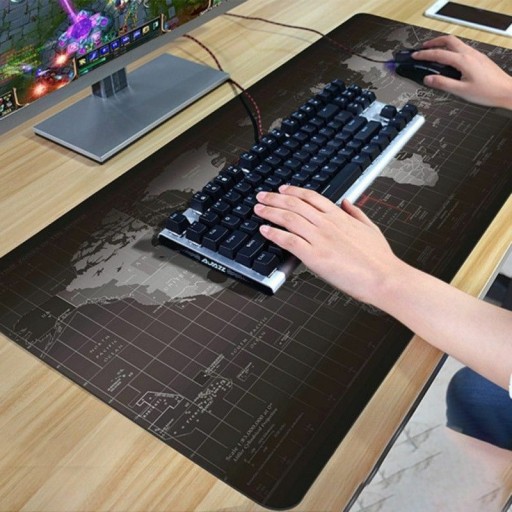 КОВРИК ДЛЯ МЫШИ И КЛАВИАТУРА XXL 90x40 КАРТА