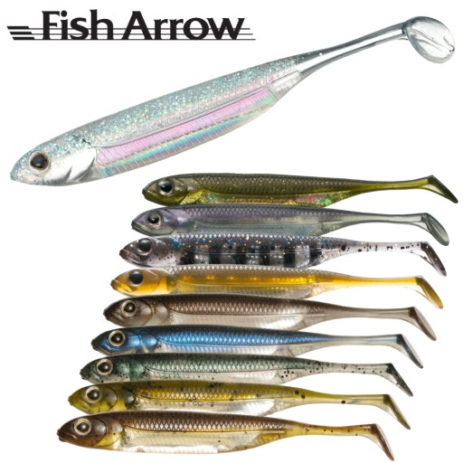 Flash Jad Hoof 11,4 см рыбная стрелка Zander Glow