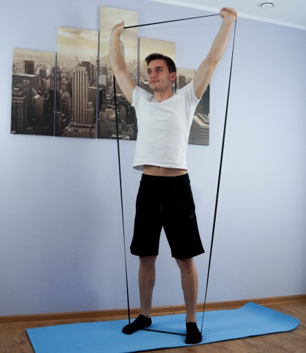 НАБОР ИЗ 3-х POWERBAND EXERCISE RESISTANCE BANDS фитнес-резинки ВЫСОКОГО КАЧЕСТВА KUDDA