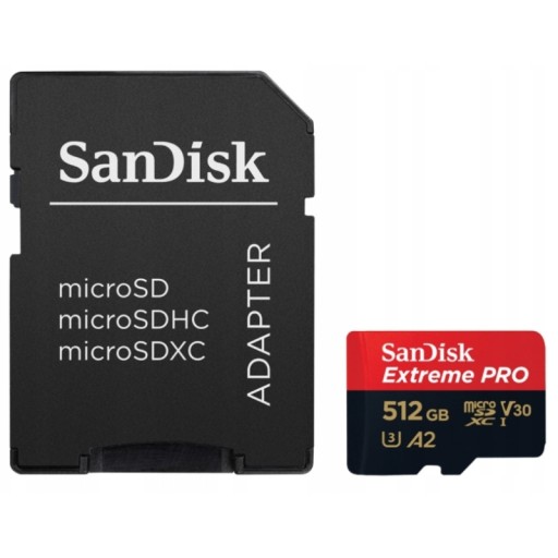 Карта памяти SanDisk Extreme Pro 512 ГБ, 200 МБ/с, новинка