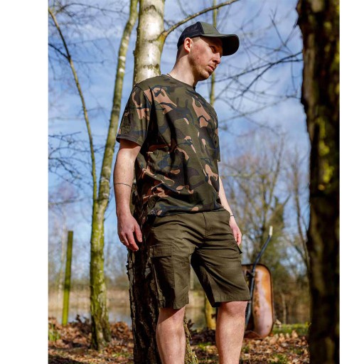 Koszulka Wędkarska T-Shirt Fox Camo T Moro r. XL
