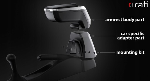 Podłokietnik ARM2 VW Caddy, 2004-2020, Sx